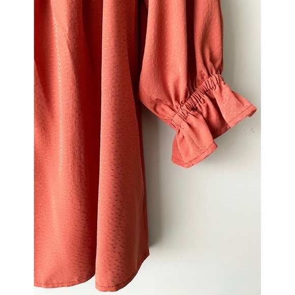 Handmade Olive Green Square Neckline Tunic Babydoll Dress - Picture 8 of 9